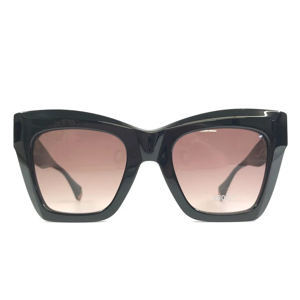 Gigi Studios Sunglasses GIOIA 6806/1 Black Butterfly Frames with Brown Gradient